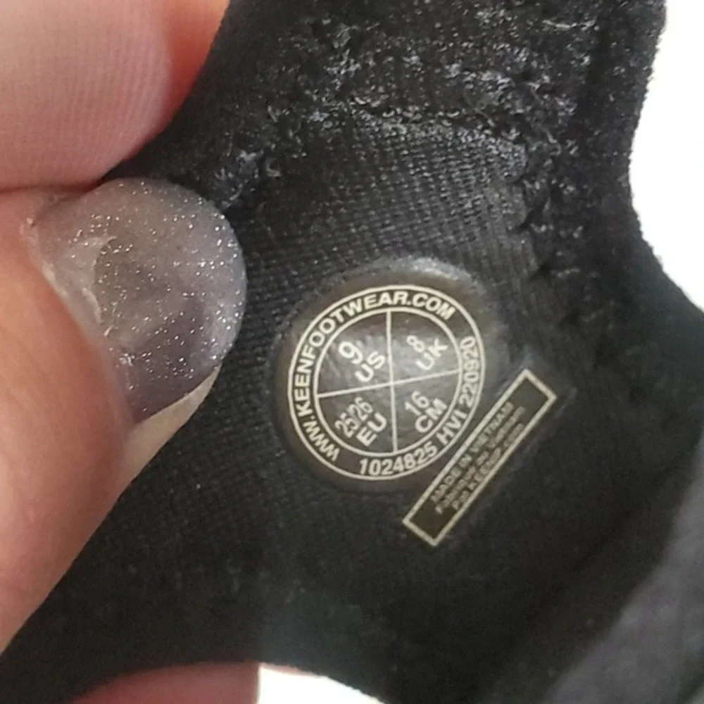 KEEN Verano Kids Sandals Sz 9 Comfort‎ Black Original Tie Dye Open Toe
